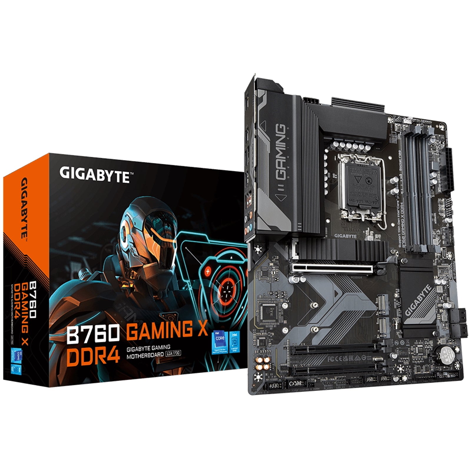Gigabyte B760 GAMING X DDR4 ATX Motherboard LGA1700 - 2.5GbE LAN Gigabyte B760 GAMING X DDR4 ATX Motherboard LGA1700 - 2.5GbE LAN